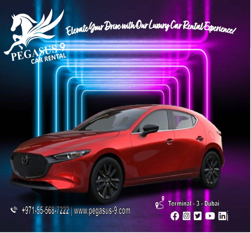 Rent Mazda 3 in Dubai