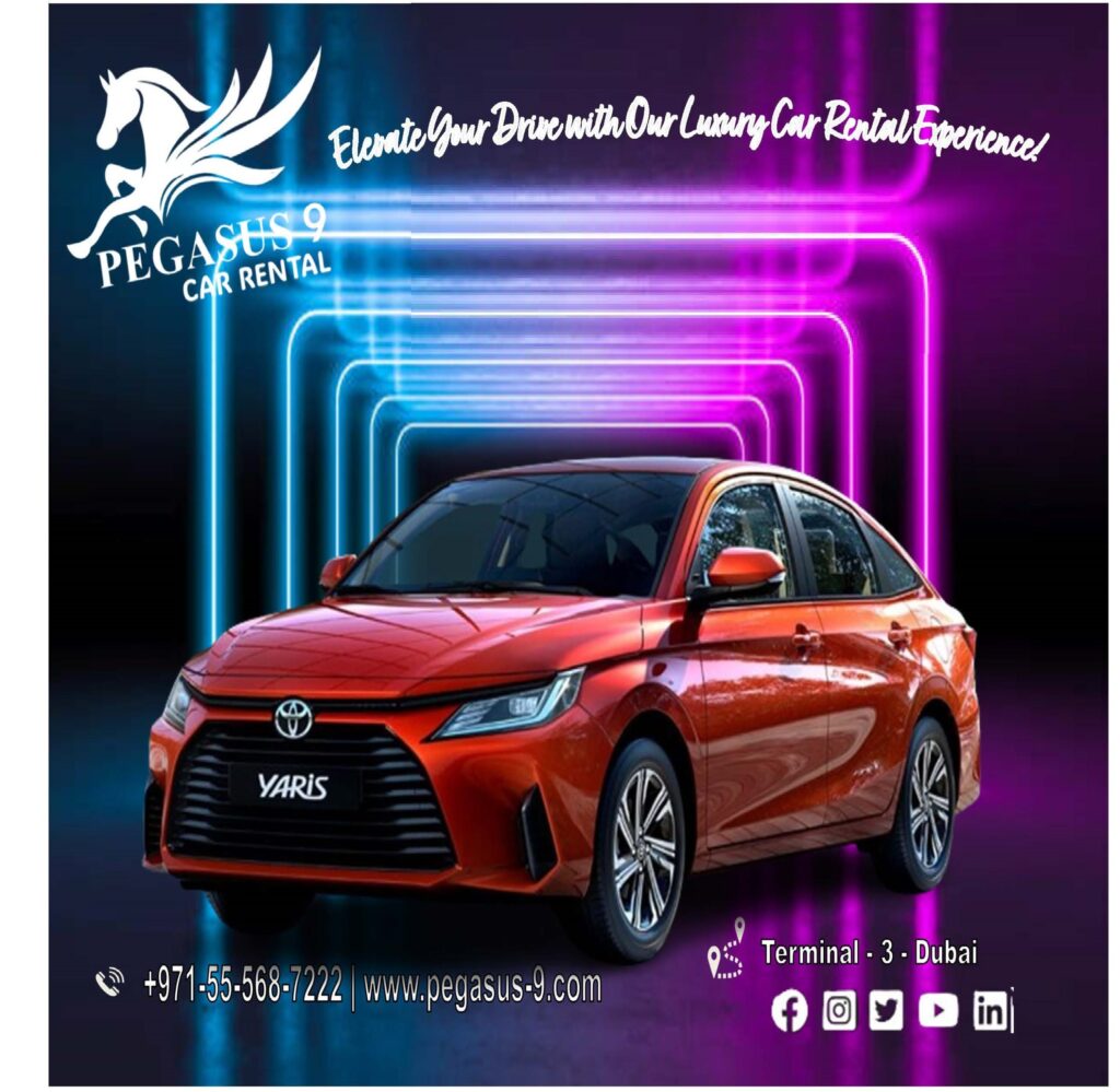Rent Toyota Yaris in Dubai